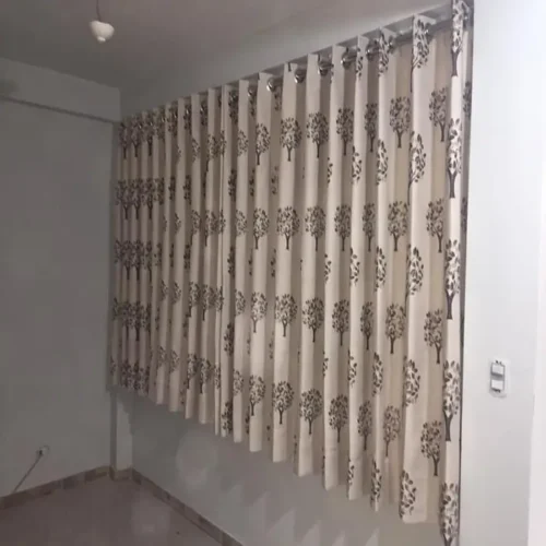 Cortinas en Lino Beige Marron - Imagen 2