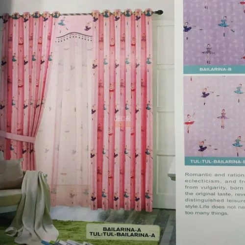 Cortinas Dancer Balet niñas decor confort