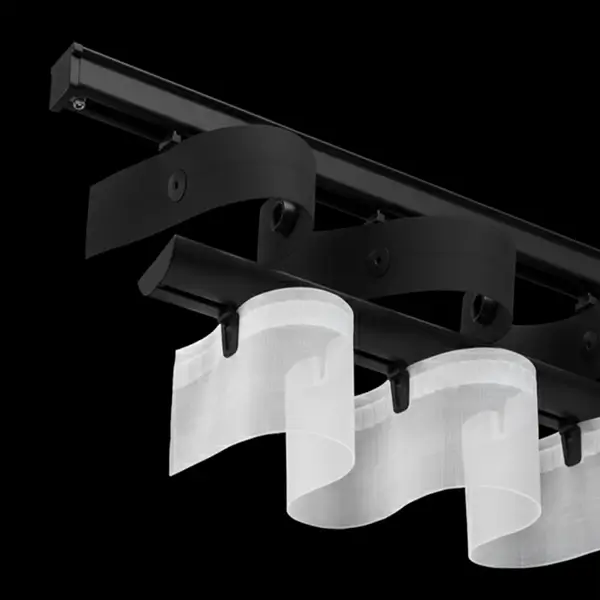 Riel Ripplefold Negro - Imagen 3