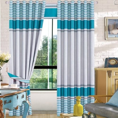 Cortina gamuzada para ventana grande - Imagen 3