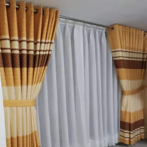 Cortinas Lineal Marron
