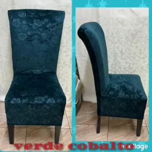 Funda de Silla Labrado Floral para Comedor