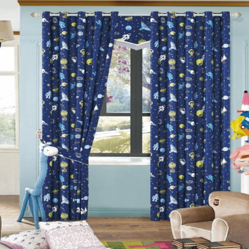 Cortina Galaxy niños decor confort