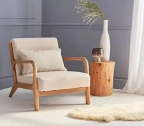 funda para banca de comedor de color beige