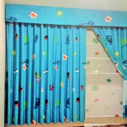 Cortinas football para niños