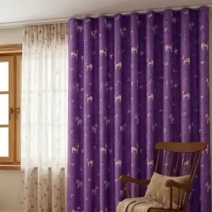 Cortinas Moradas para niñas